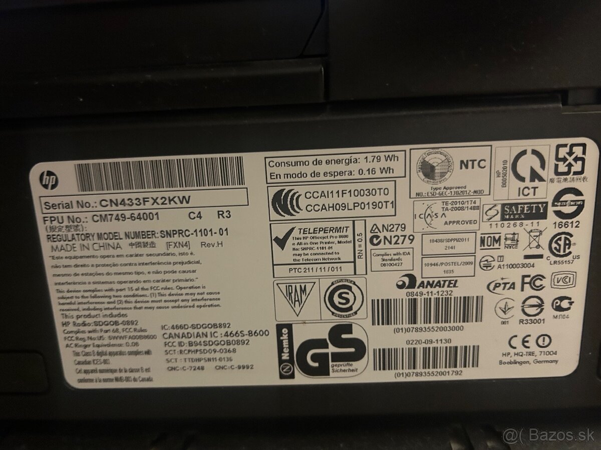 HP OfficeJet Pro 8600 - 2