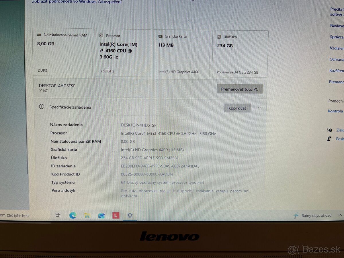 Lenovo C360 (All-in-One PC) - 2