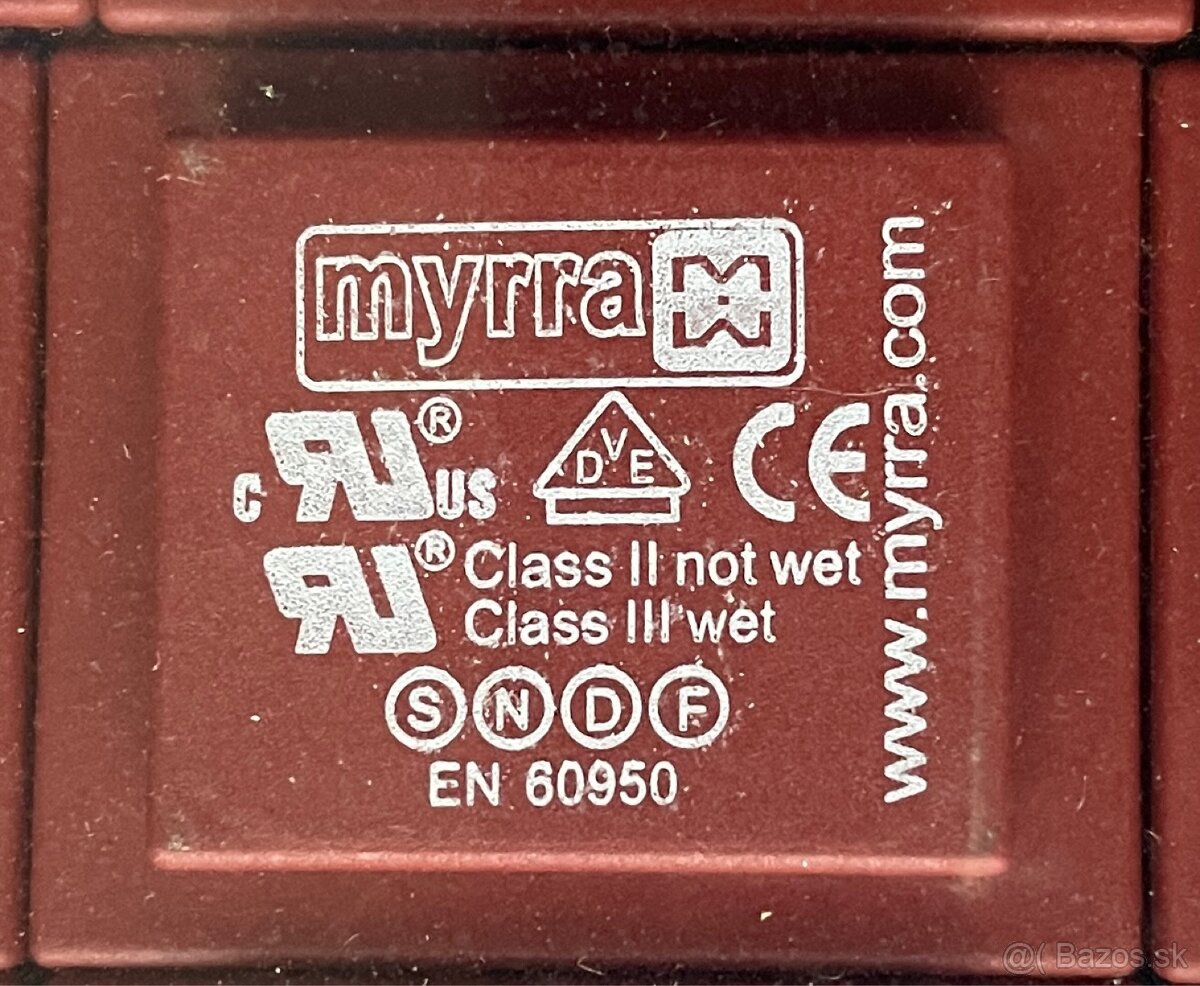 Myrra transformátor 230 V / 9V 2VA 0,50€/ks - 2