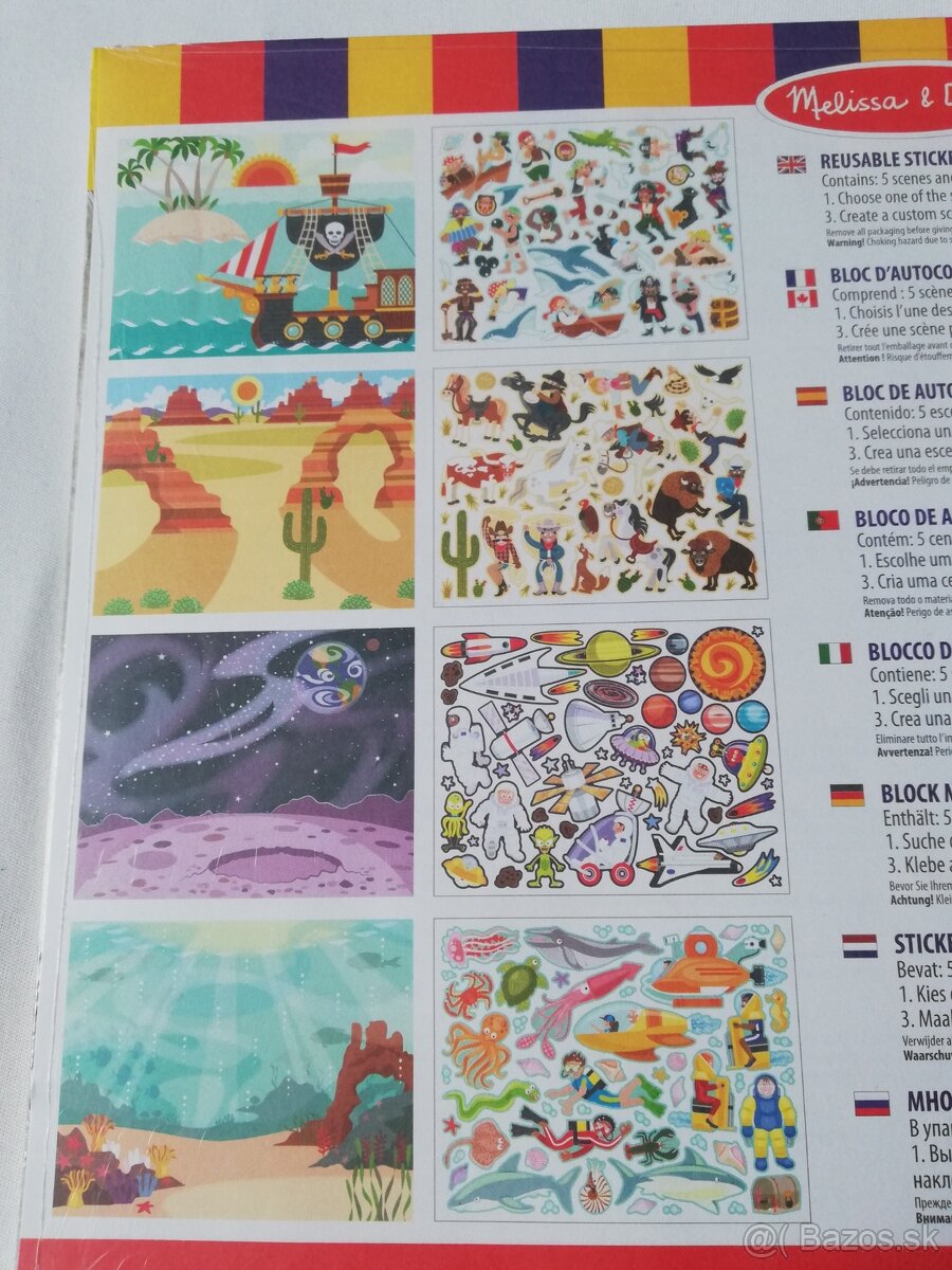 NOVÉ Znovunaliepacie samolepky - 2