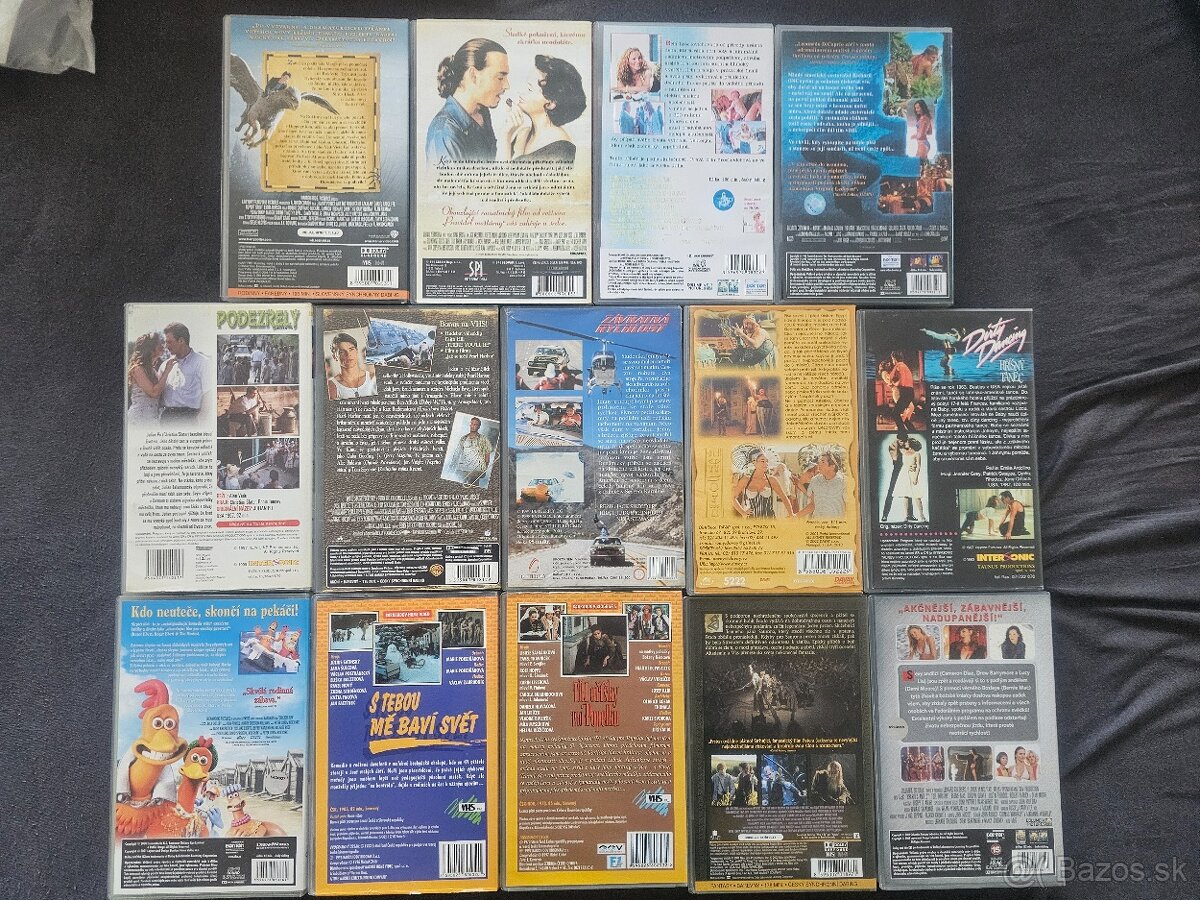 Na predaj VHS video kazety blueray steelbook. - 2