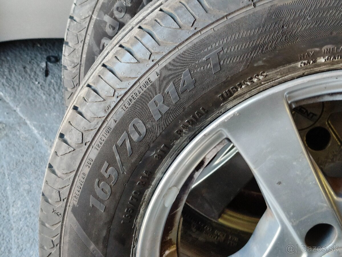 4x100 r14 a 165/70 r14 - 2