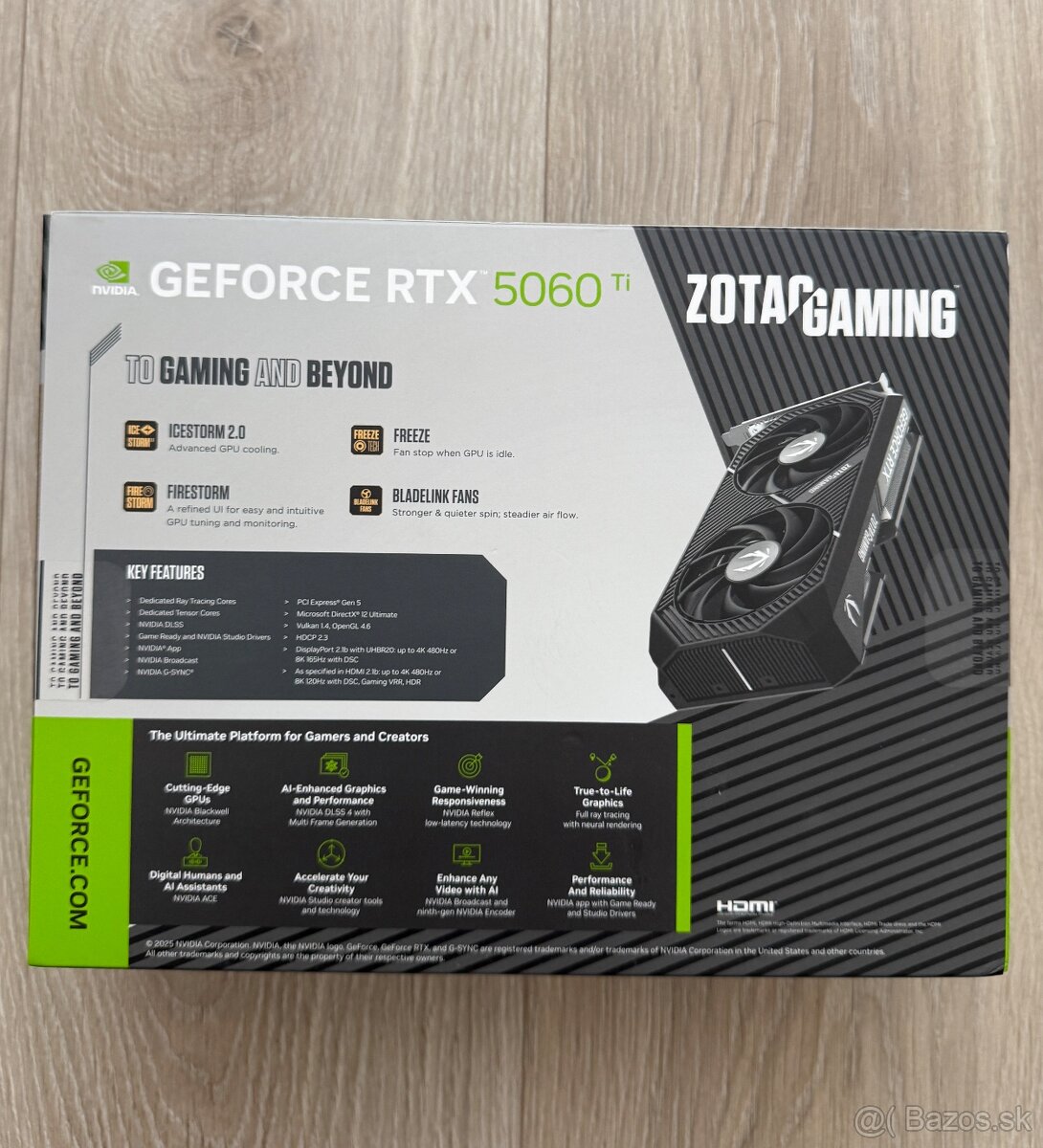 Zotac Nvidia GeForce RTX 5060 Ti 8GB - 2