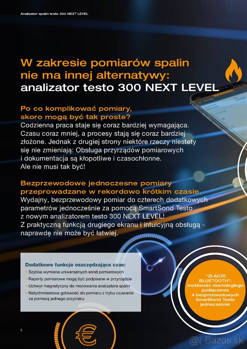 Analyzátor výfukových plynov testo 300 NEXT LEVEL + tlačiare - 2