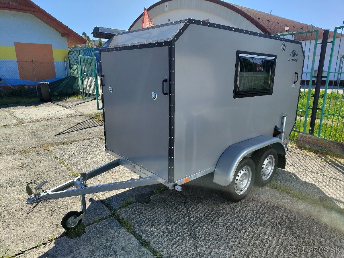 Minikaravan + plachtový altán - 2