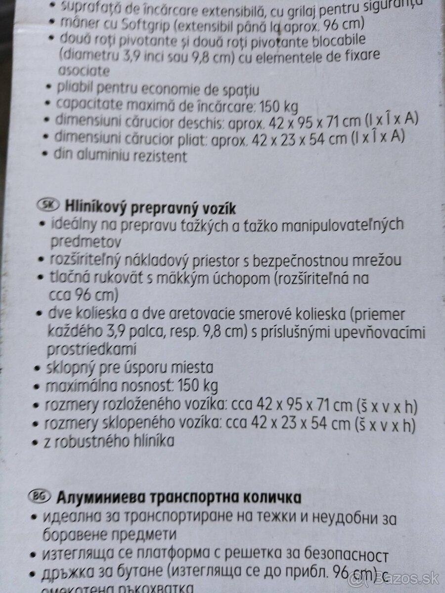 Hlinikovy prepravný vozik - 2