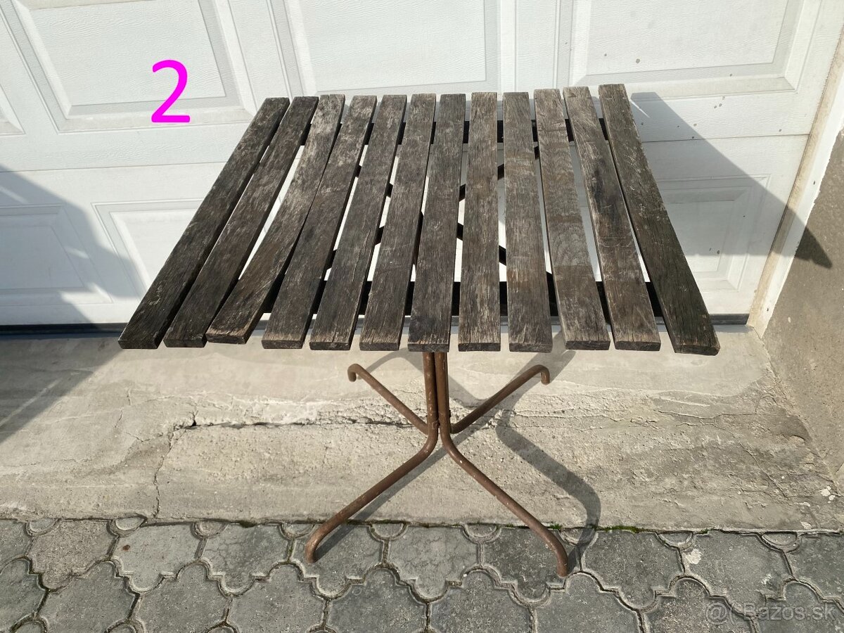 Kvetináč stôl a stolička - 2