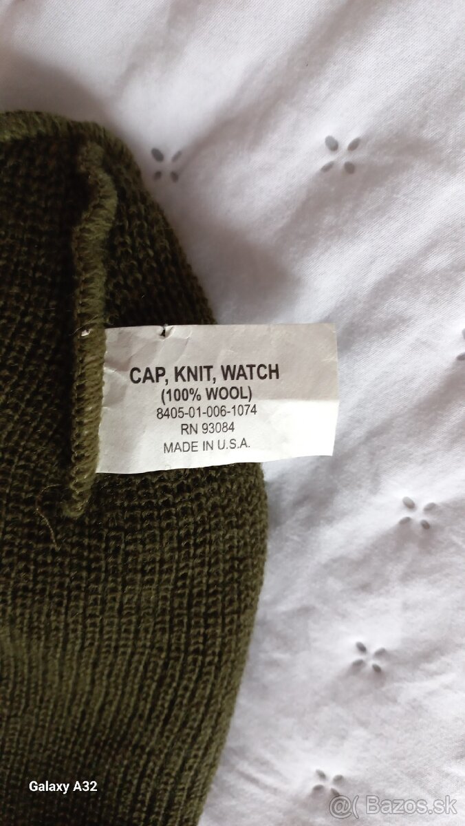 Original US Army zimné čiapky - 2