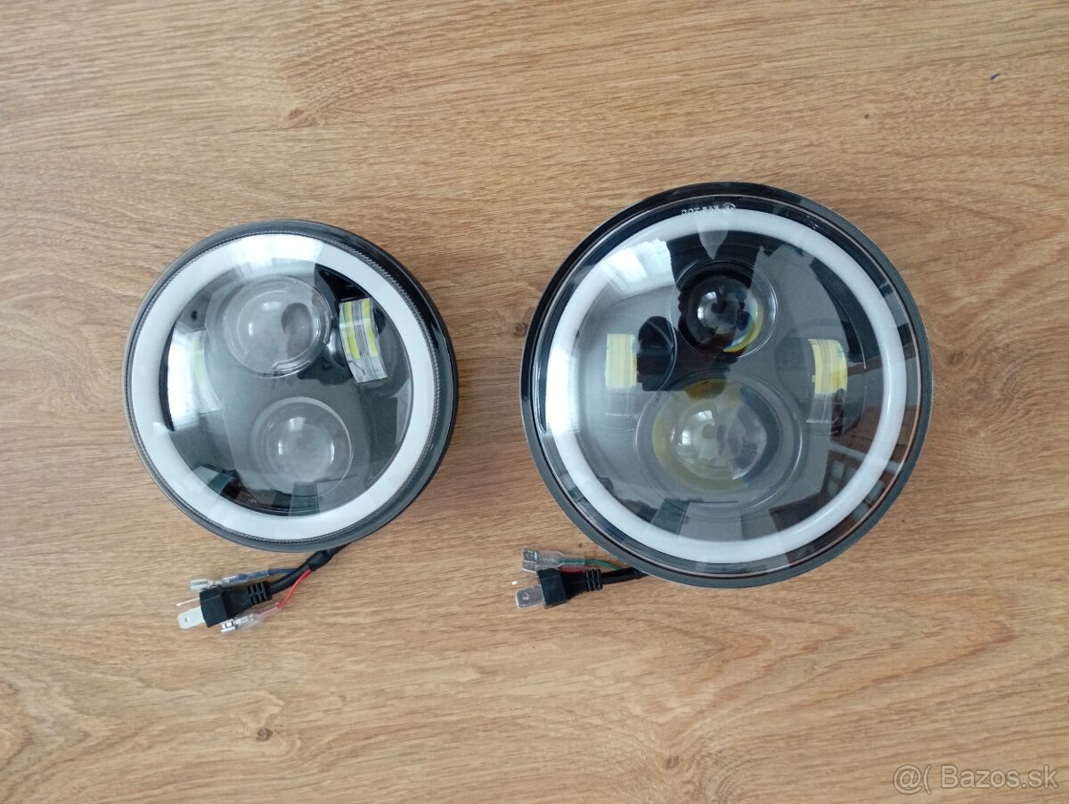 Nové Predné LED svetlá okrúhle 143mm a 178mm - 2