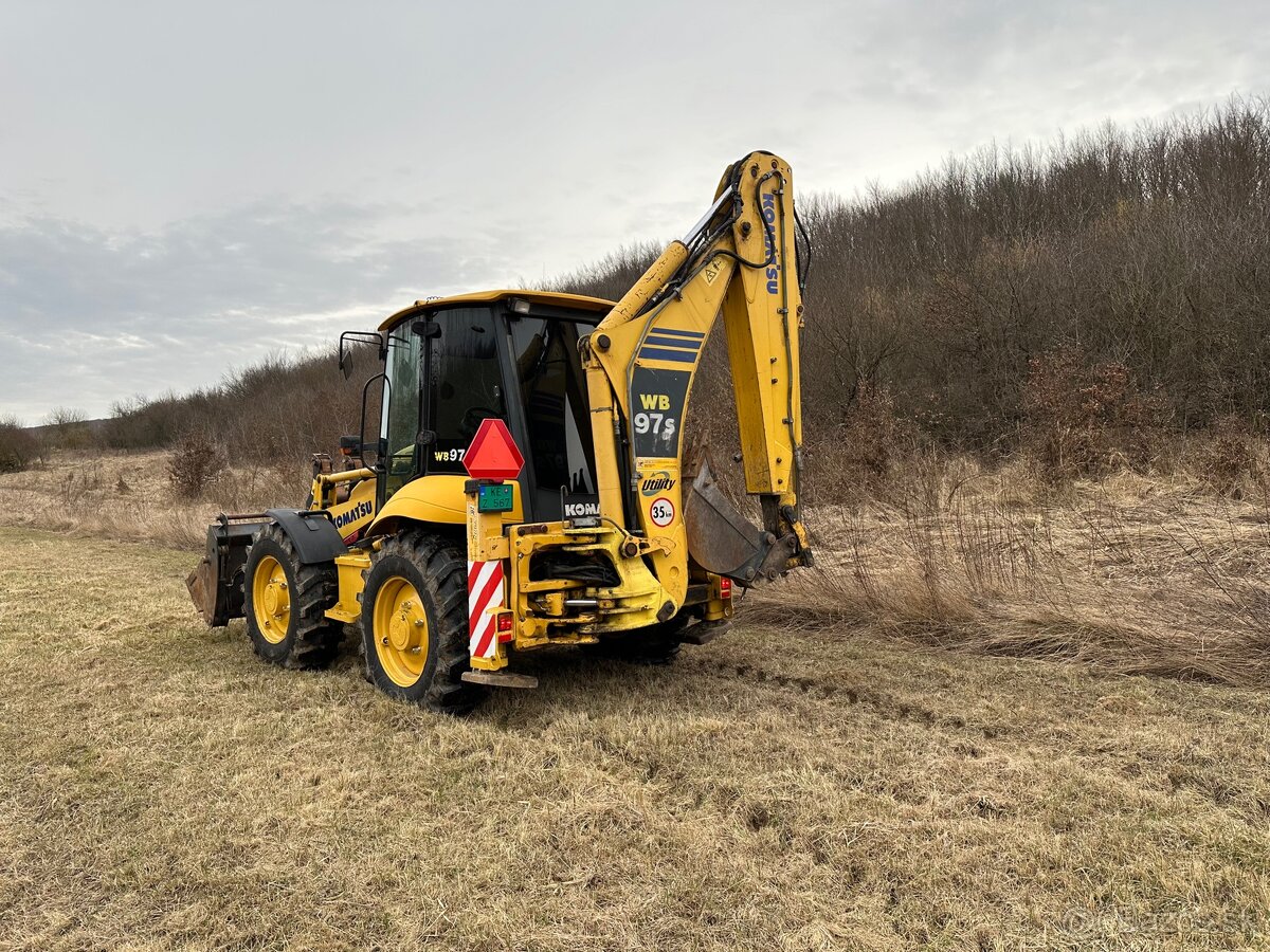 Napredaj Traktorbager Komatsu WB97s - 2