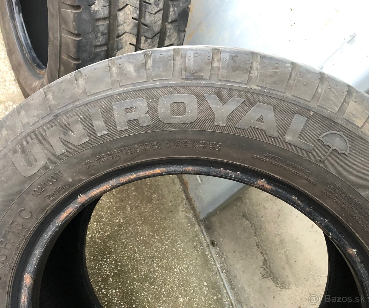 UNIROYAL 205/65 R15C letné - 2