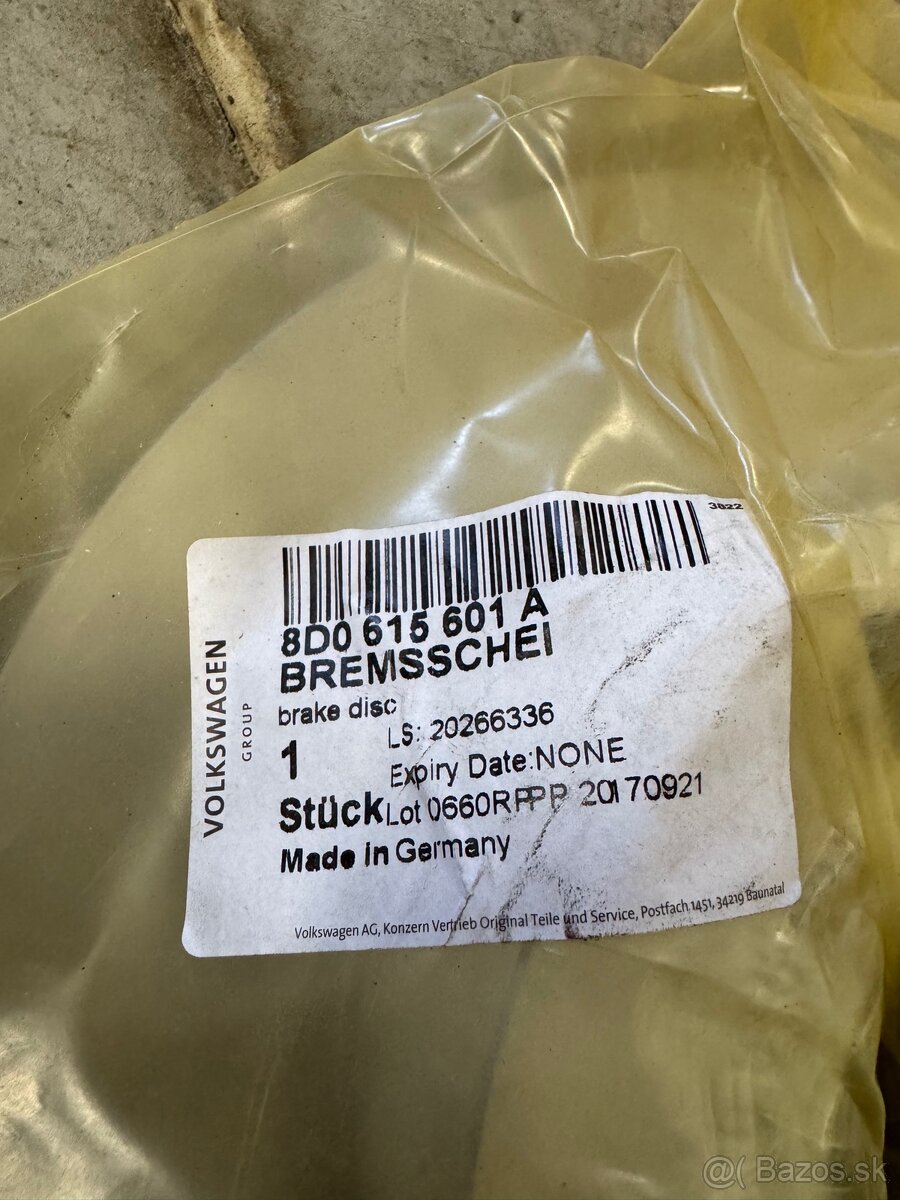 Zadné brzdové kotúče - 2