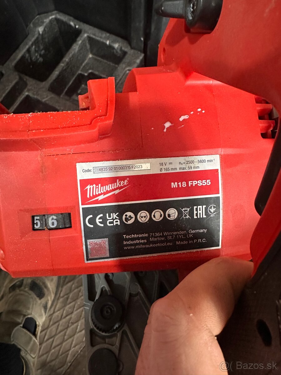 M18fps55 ponorná píla - 2