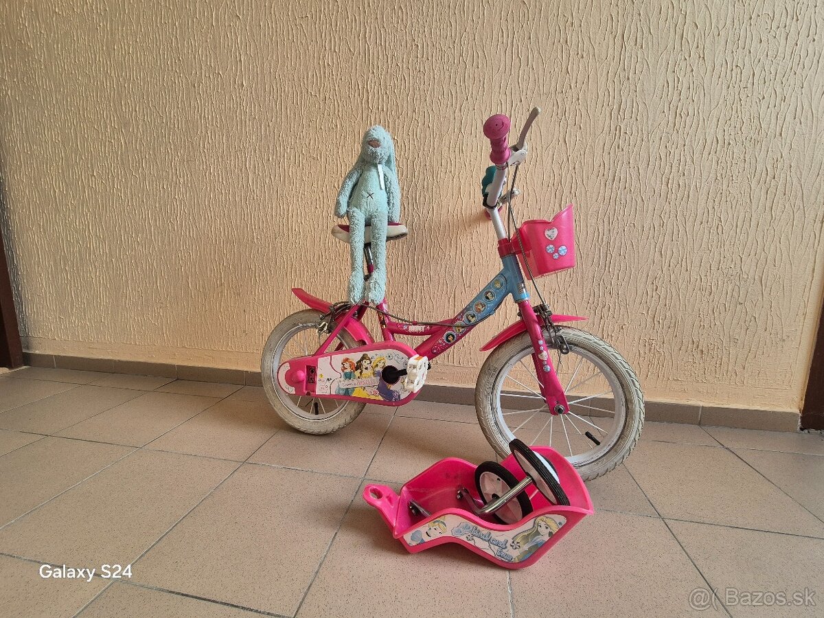 Detský dievčenský bicykel Dino Princess - 2