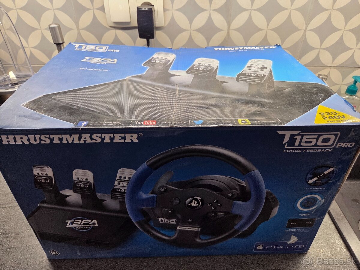 Herny volant Thrustmaster T-150 Pro + TH8A - 2