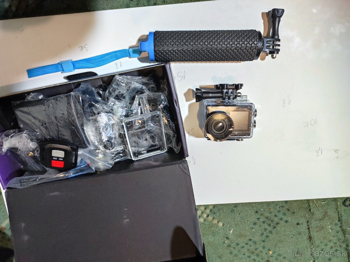 4k/60Fps akčná kamera Exprotrek/dual display - 2