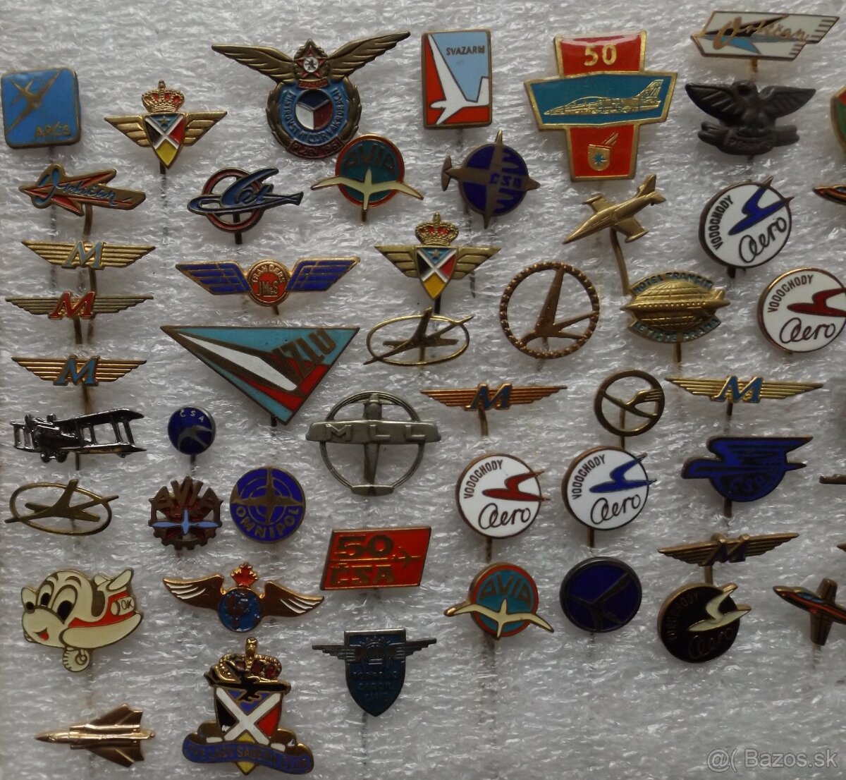 odznaky - lietadlá, Aero, Motorlet, ČSA, piloti, MMM Košice - 2