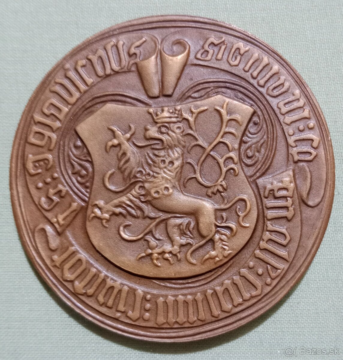 Medaila 750 let Jihlavy autor Hampl - 2