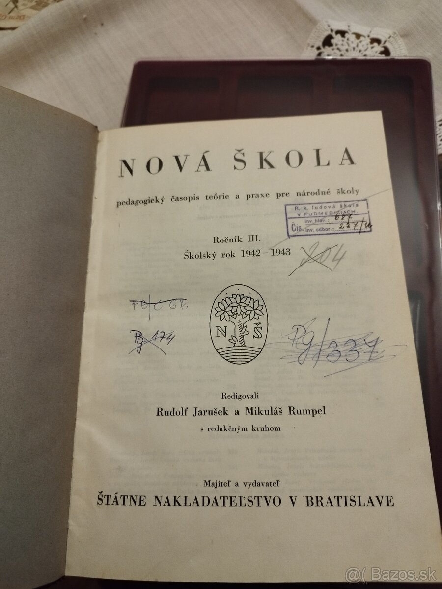 Zviazaný časopis Nová Škola 1942-43 - 2