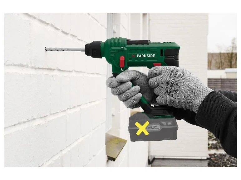 Priklepova vrtacka SDS Parkside PABH 20-Li D4 - 2