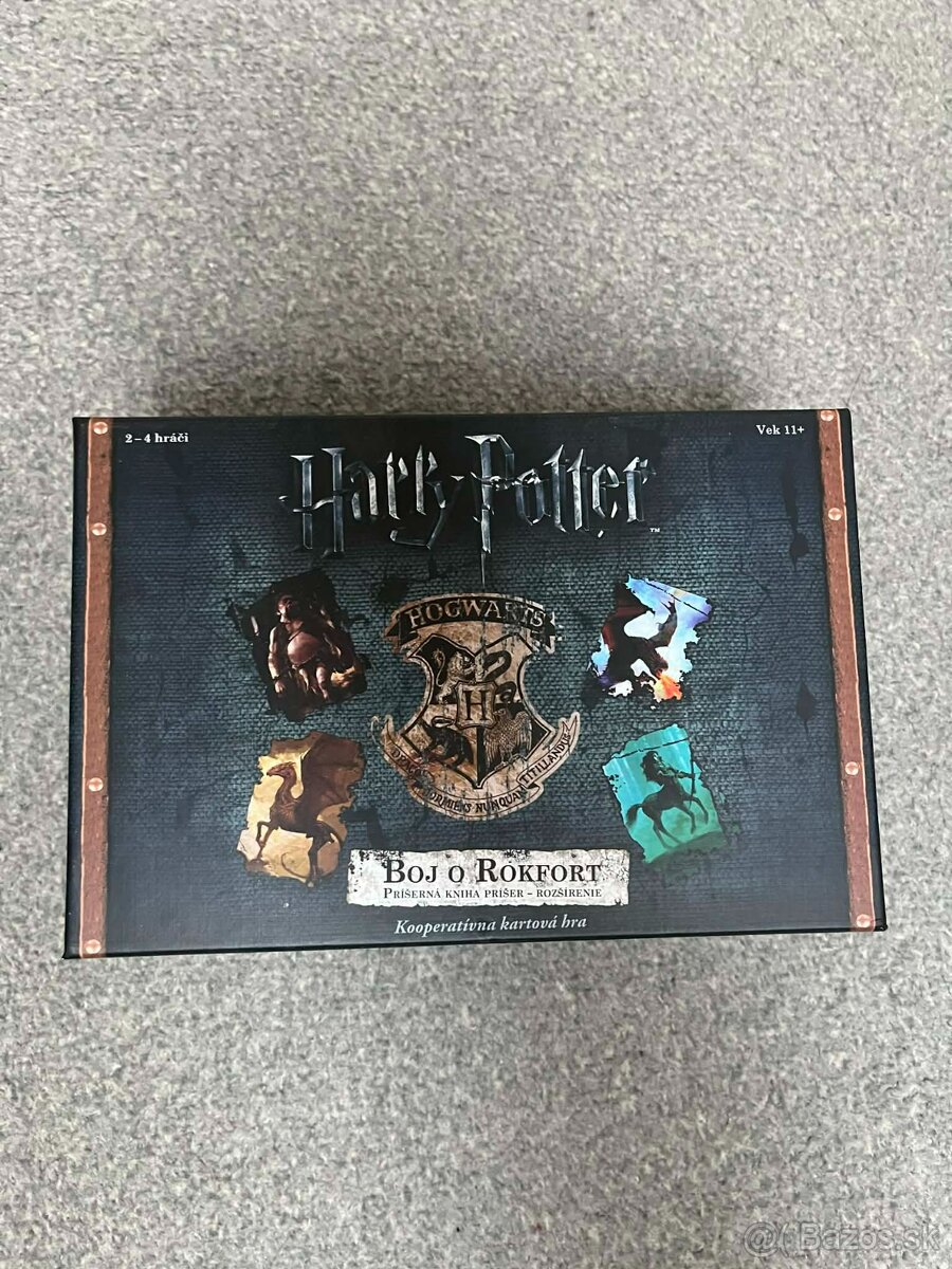 Predám spoločenskú kartovú hru Harry Potter: Boj o Rokfort + - 2