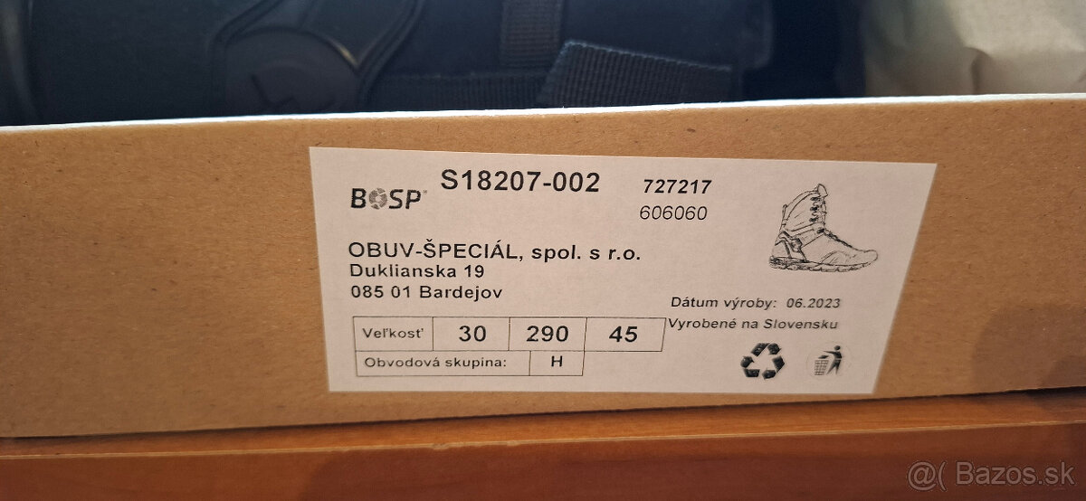 Taktická obuv BOSP - vysoké - 2