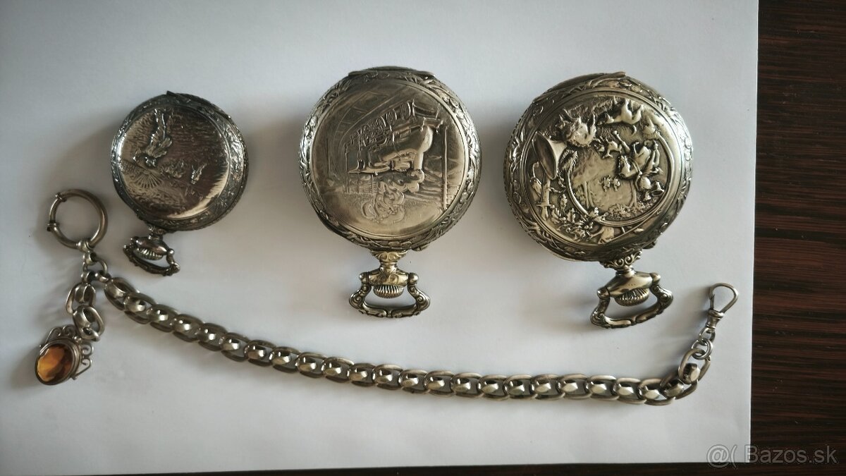 Starožitné vreckové hodinky DOXA - 2