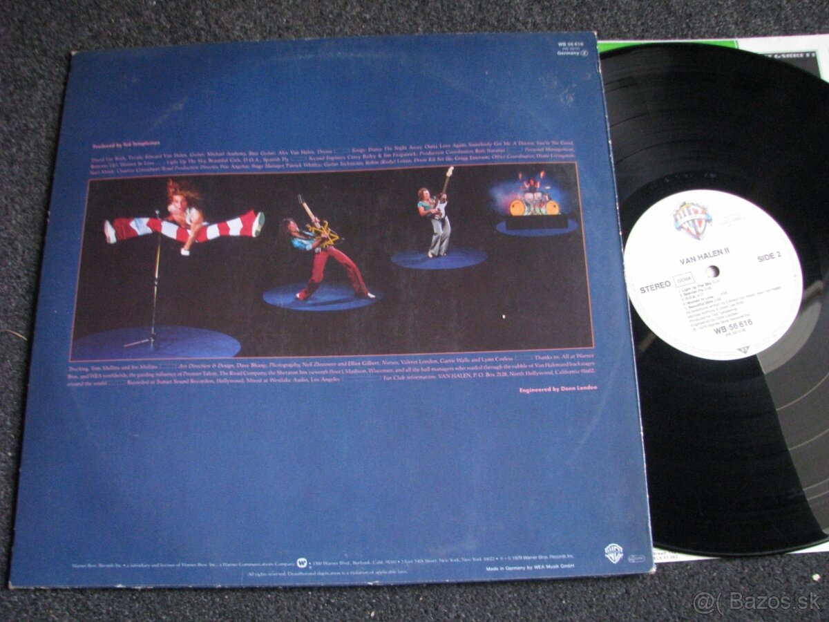 Van Halen II LP Warner Bros 1979 super stav
- 2