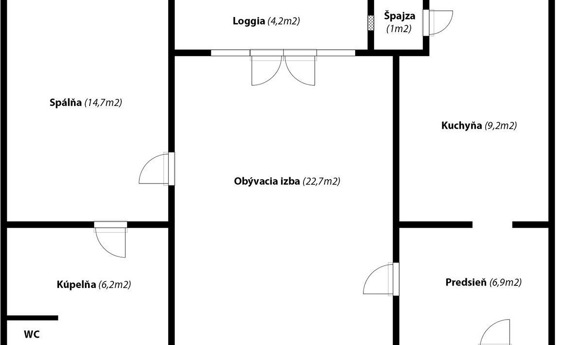 Byt v Starom meste, ktorý Vás osloví, na prenájom - 2