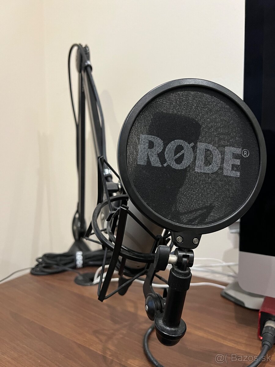 Predám kompletný štúdiový set – RØDE NT1-A + PSA1 + Focusrit - 2