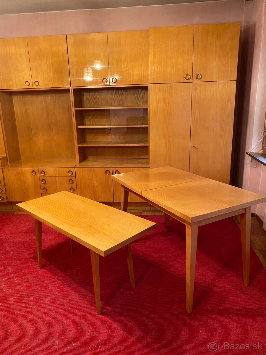 Retro obývačková stena - 2