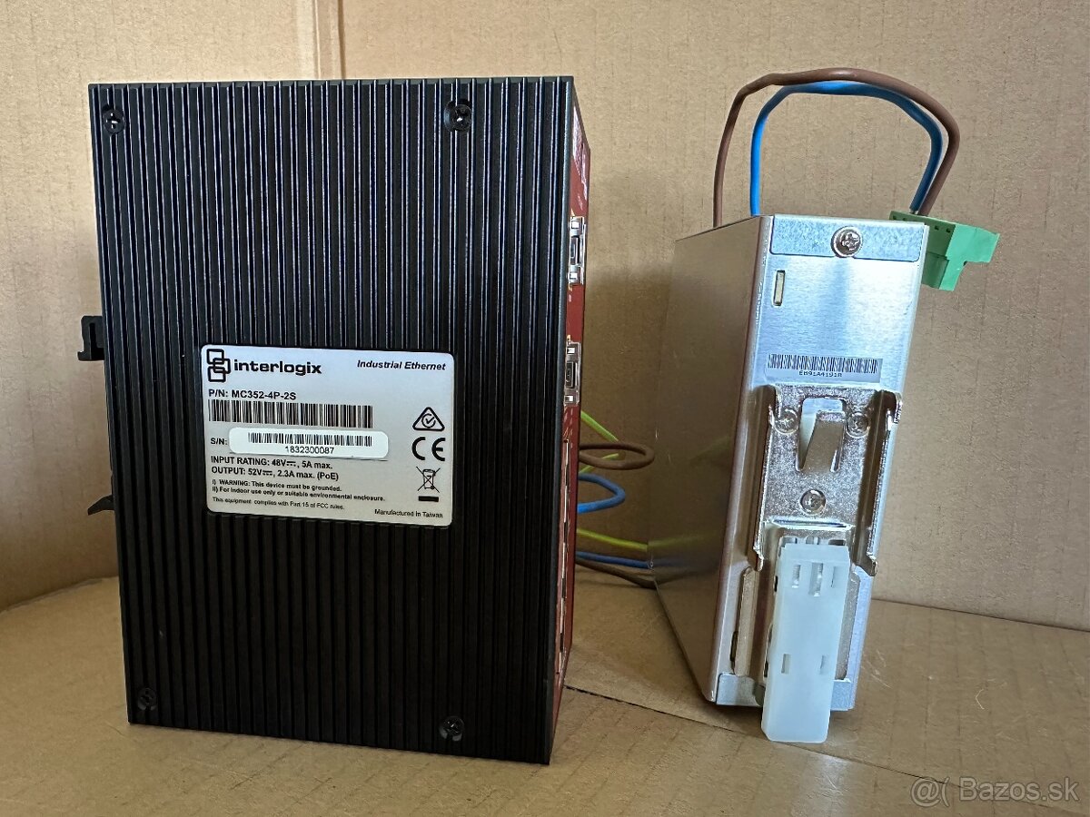 Interlogix ifs MC352-4P-2S s napájacím zdrojom - 2