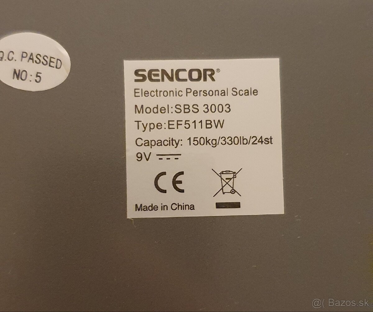 Digitálna Diagnostická osobná váha SENCOR SBS 3003 - 2