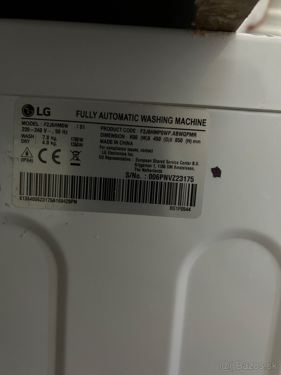 Práčka so sušičkou LG - 2