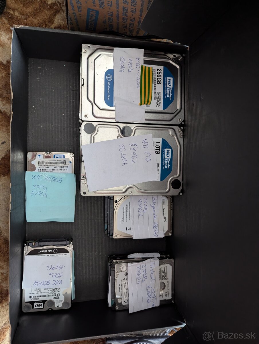 HDD mix (2.5" aj 3.5") – Otestované - 2