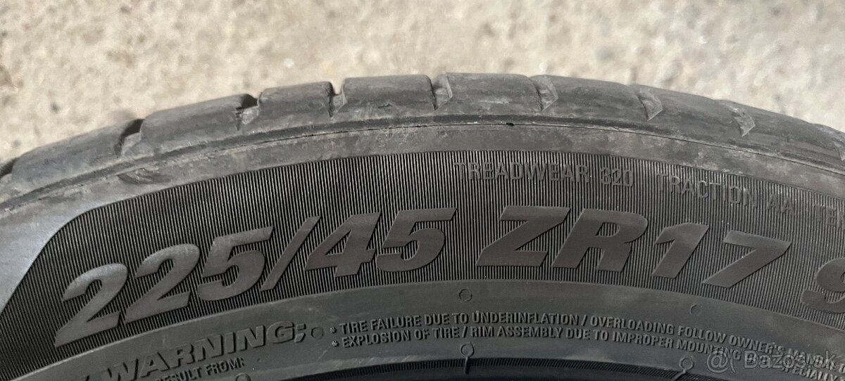 225/45 R17 letné pneumatiky - 2