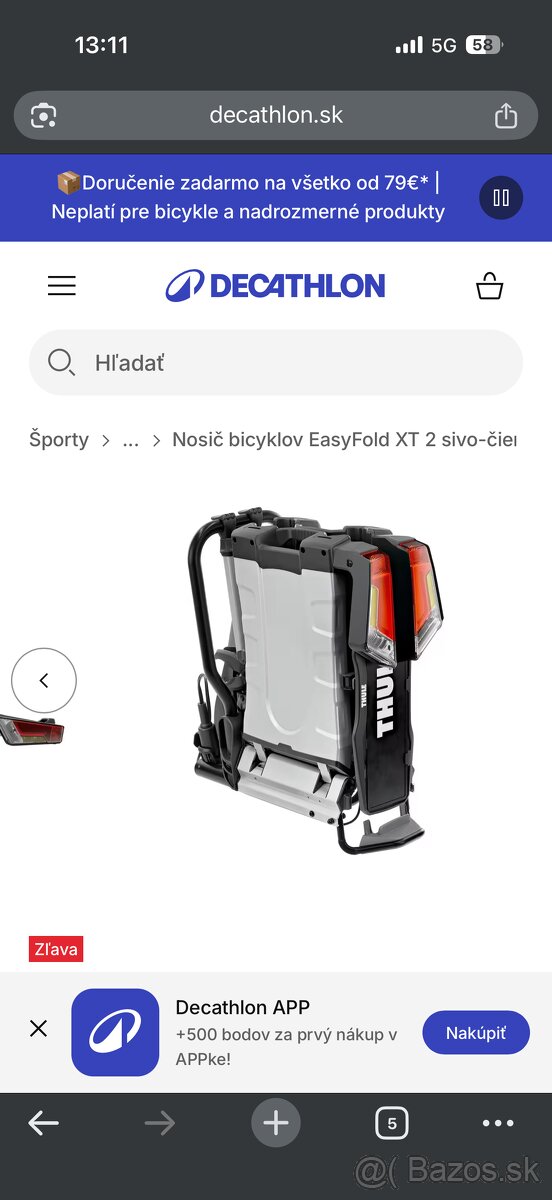 Thule easyfold xt2 nosič na bicykle - 2