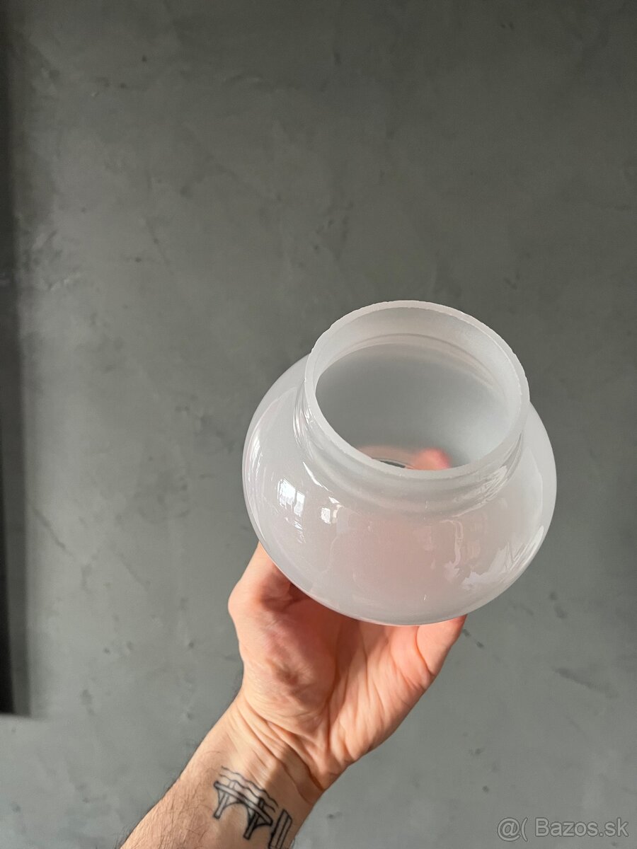 Tienidlo z mliečneho skla I retro I Czechoslovakia - 2