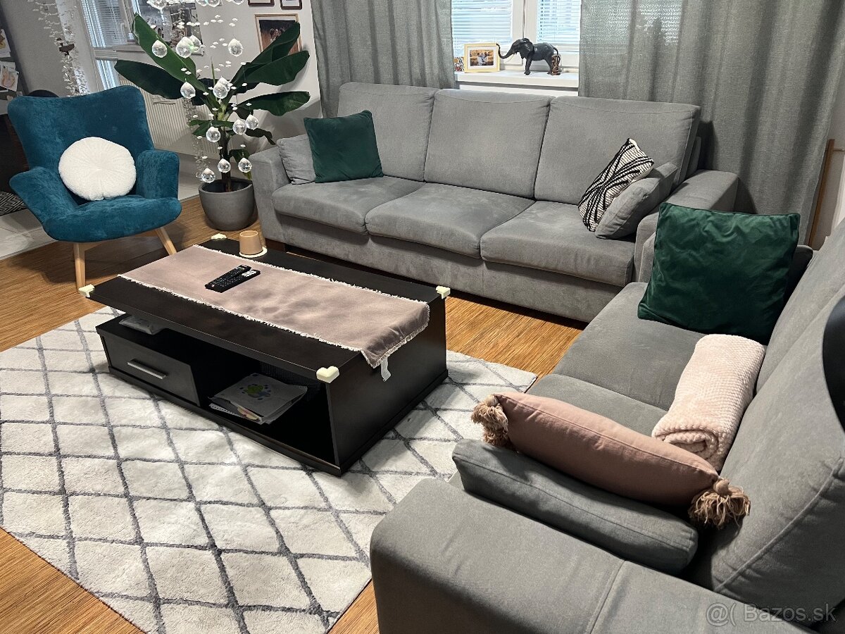 Predám sedaciu súpravu 3+2+1 značky FINES - 2