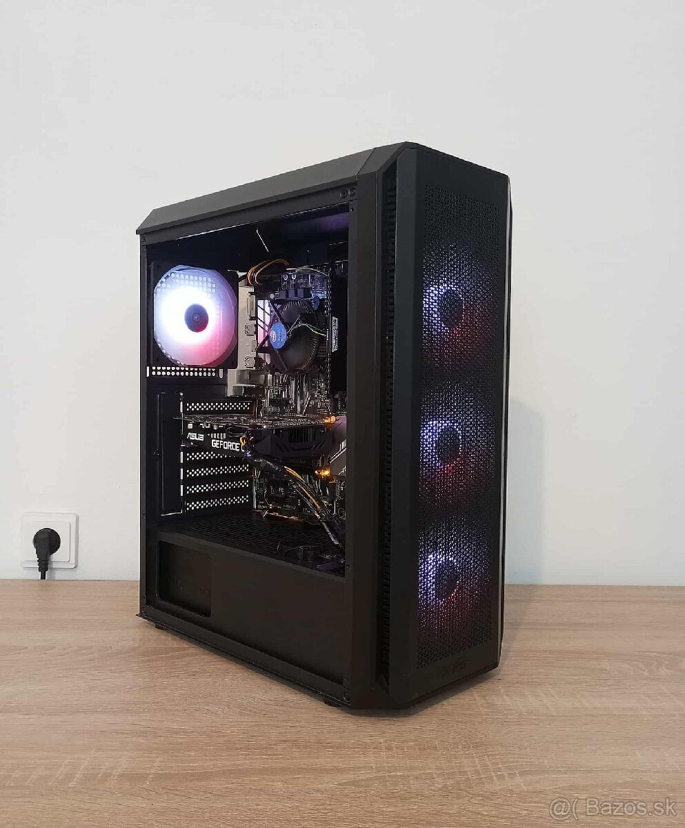Herný PC GTX 1660 6GB, i5 6600k, 16GB, SSD, HDD - 2