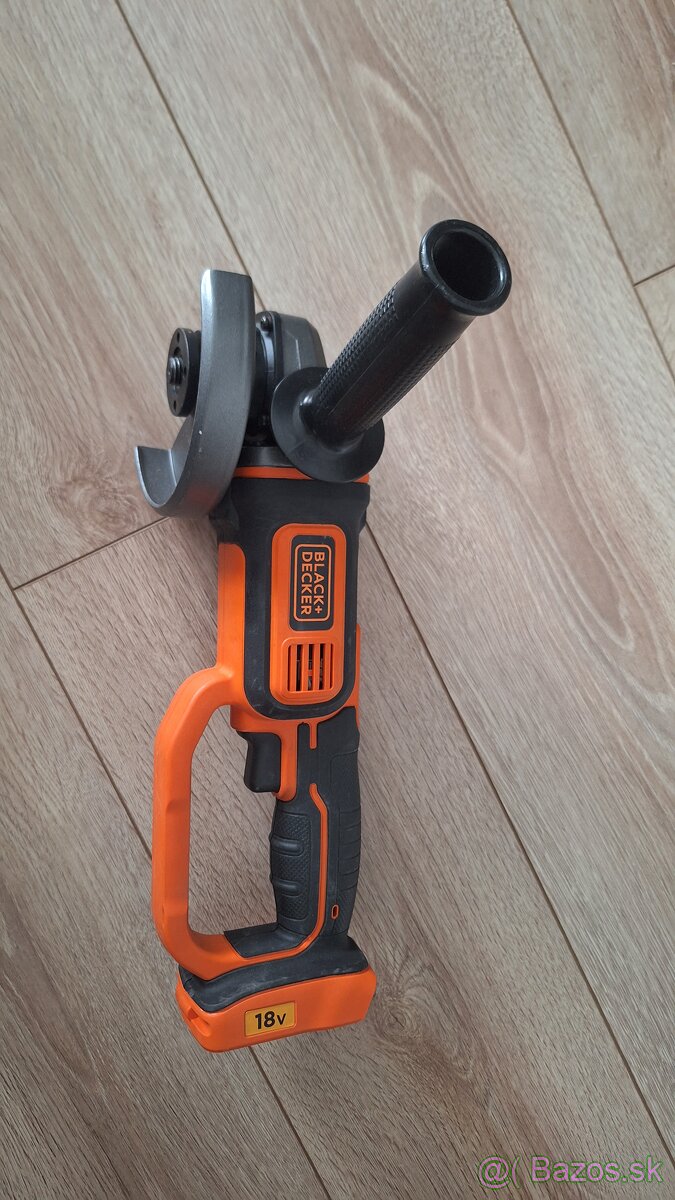 Black+Decker Akumulátorová uhlová brúska BCG720N, 18 V, 125 - 2