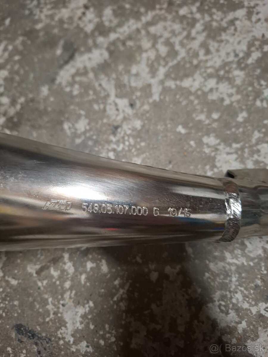 Výfuk koleno KTM EXC 250, 300, HSQ TE, HSB TE, do roku 2016 - 2