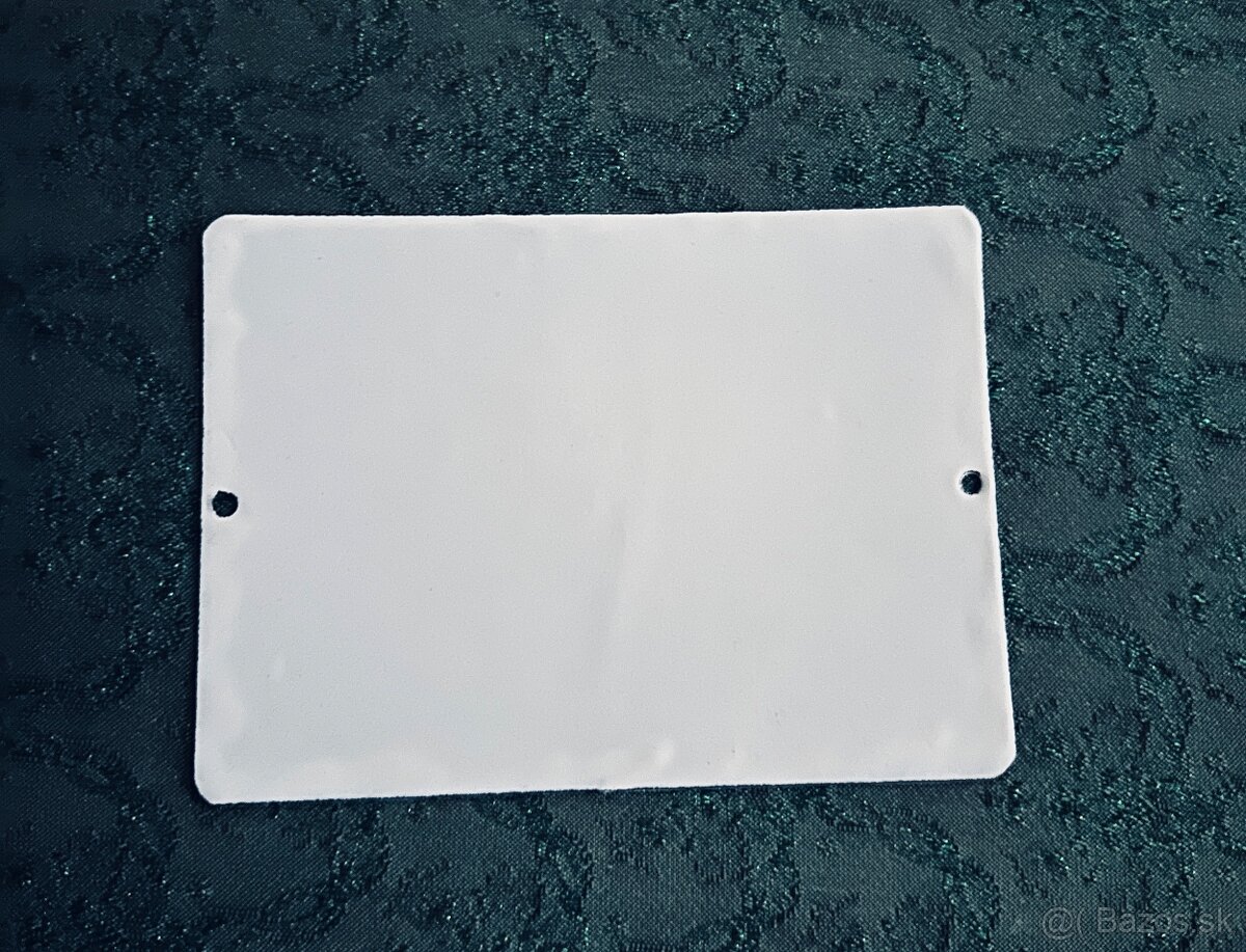 smaltovana cedula - 2