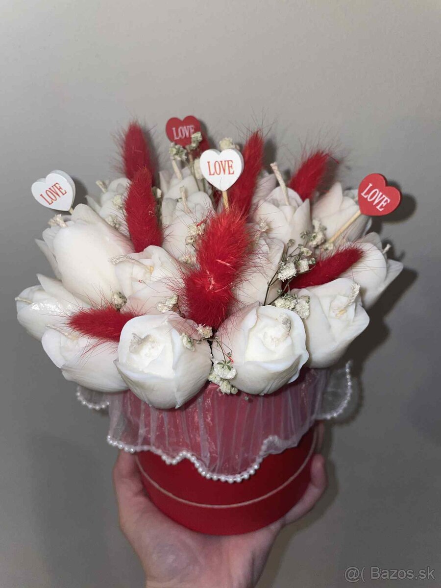 Floverbox zo sójových sviečok - 2