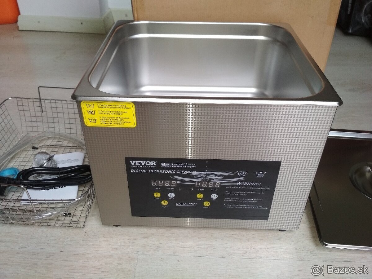 Ultrazvuková čistička s ohrevom 15L - 2