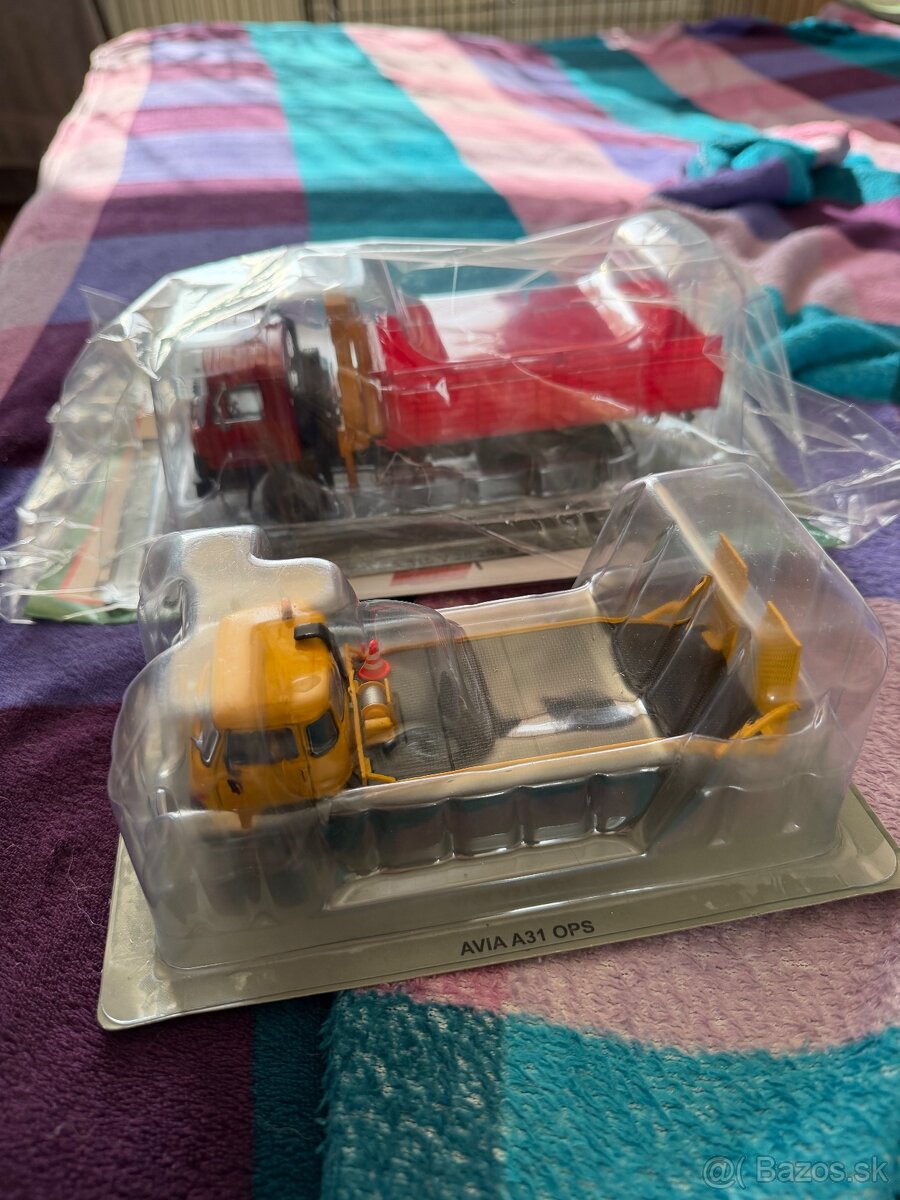 Set 2 modelov Tatra 815 hiab, Avia a 31 ops - 2