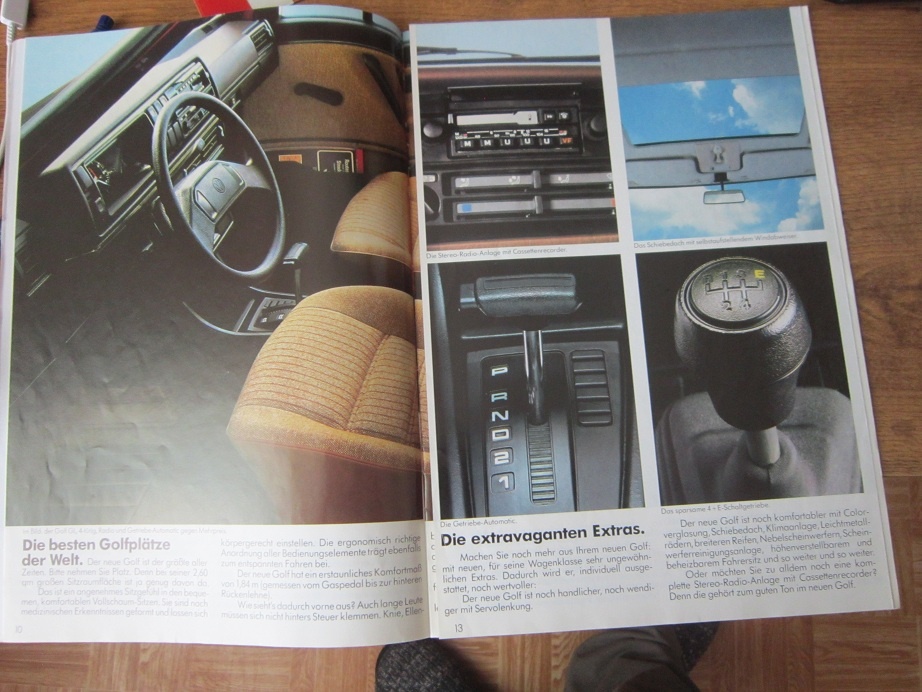 Predam brozurku VW golf 2. - 2
