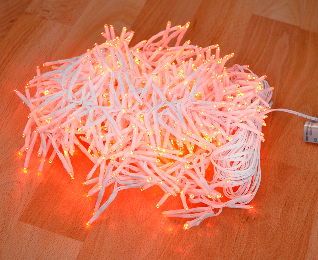 Svetelná LED reťaz farebná, 580 LED 14m - 2