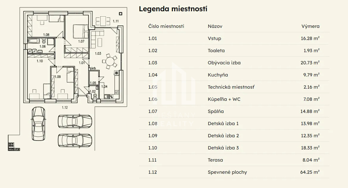 Na predaj 5-izbový RD, pozemok 622 m2 v projekte SELANKY Pob - 2