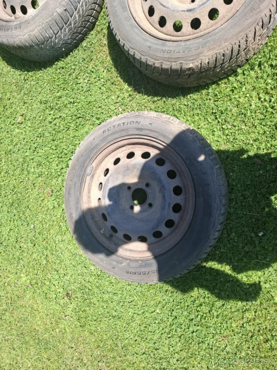 pneumatiky s plechovými diskmy - 2